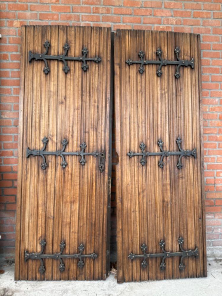 4 Gothic - Style Sets Of Double Doors