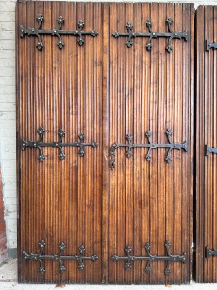4 Gothic - Style Sets Of Double Doors
