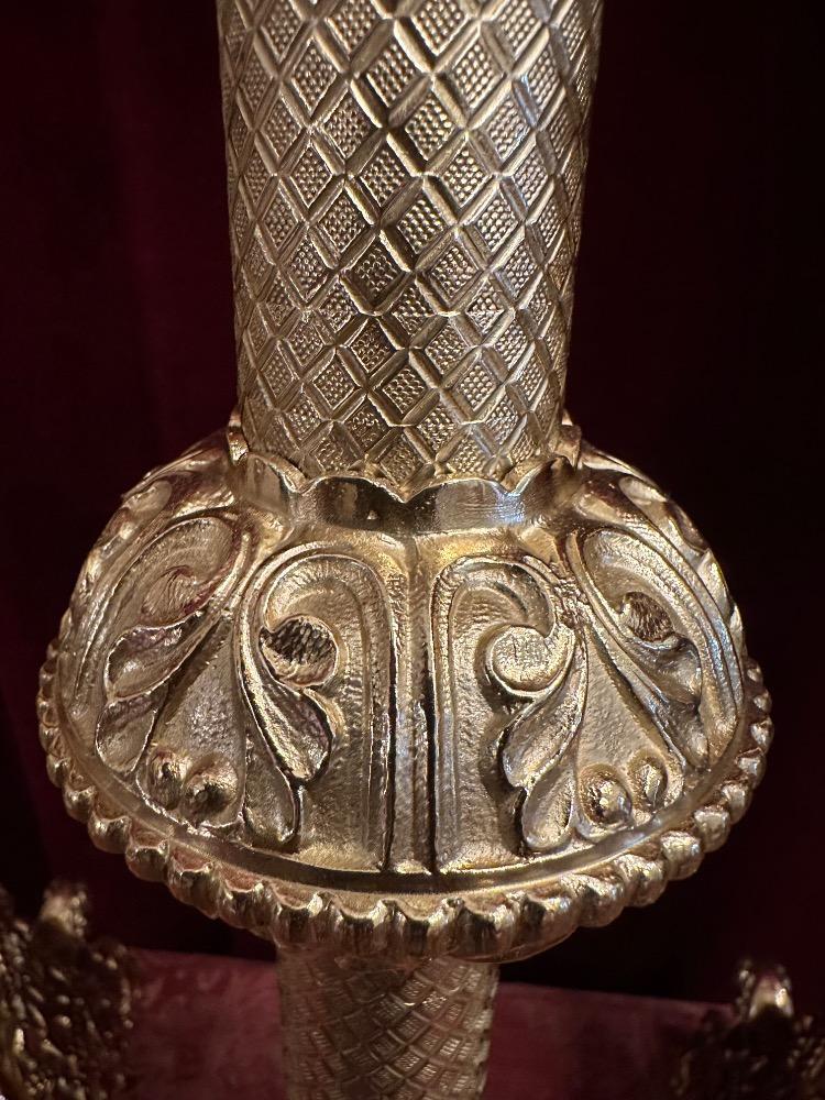 4  Matching Candle Sticks Height Without Pin.