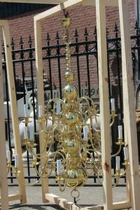 Matching Chandeliers 19th century
