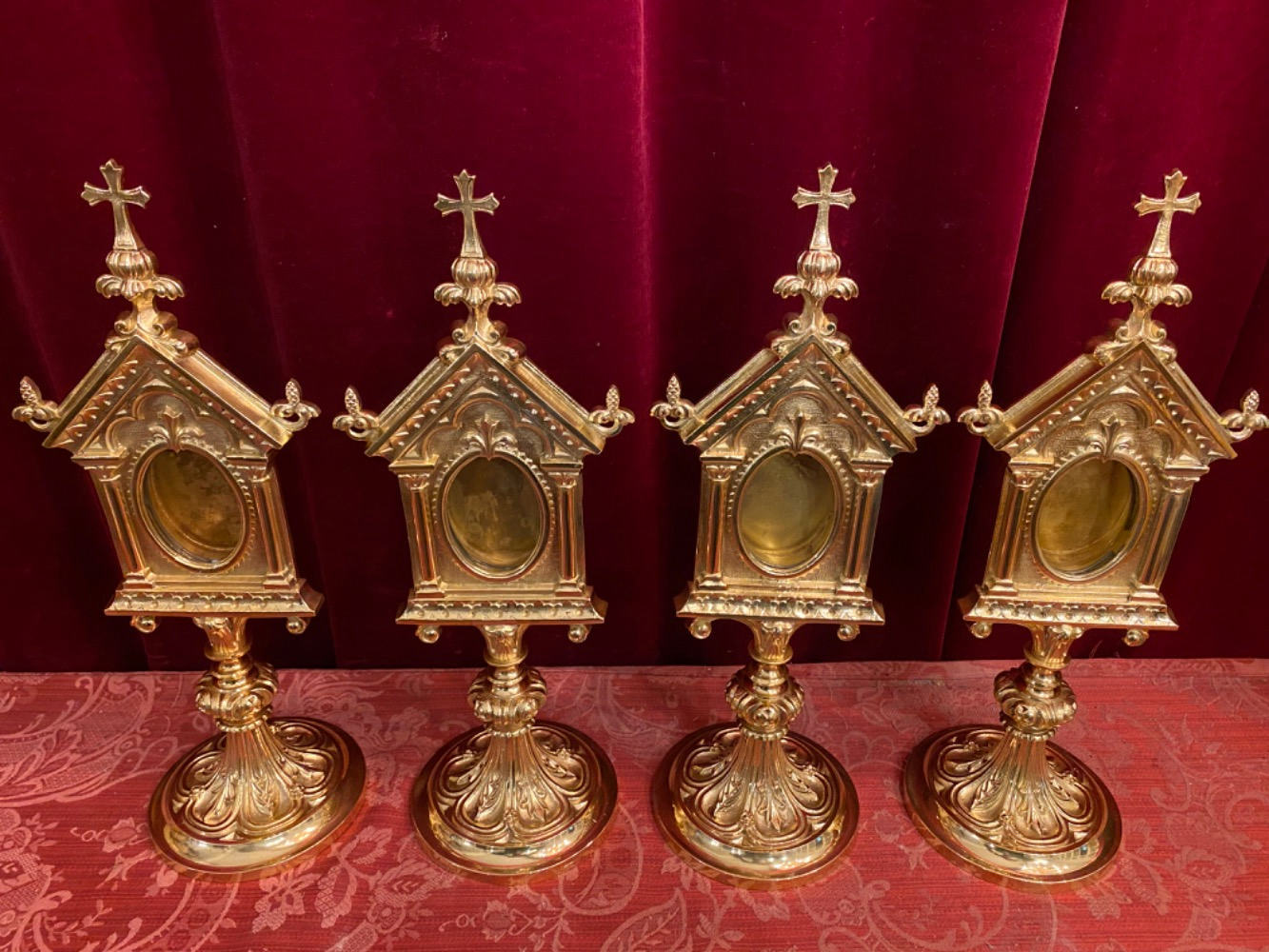 4 Romanesque - Style Matching Reliquaries