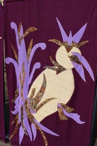 Series Of Matching Fully Hand -Made Hand - Embroidered Banners 