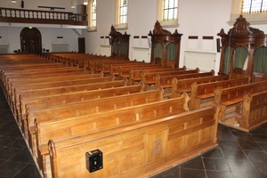 Pews 9 Piece S Left ! style Gothic - style en Oak, Dutch 19th century