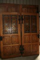 Church Doors en Oak, Dutch 19 th century