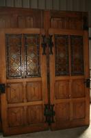 Church Doors en Oak, Dutch 19 th century