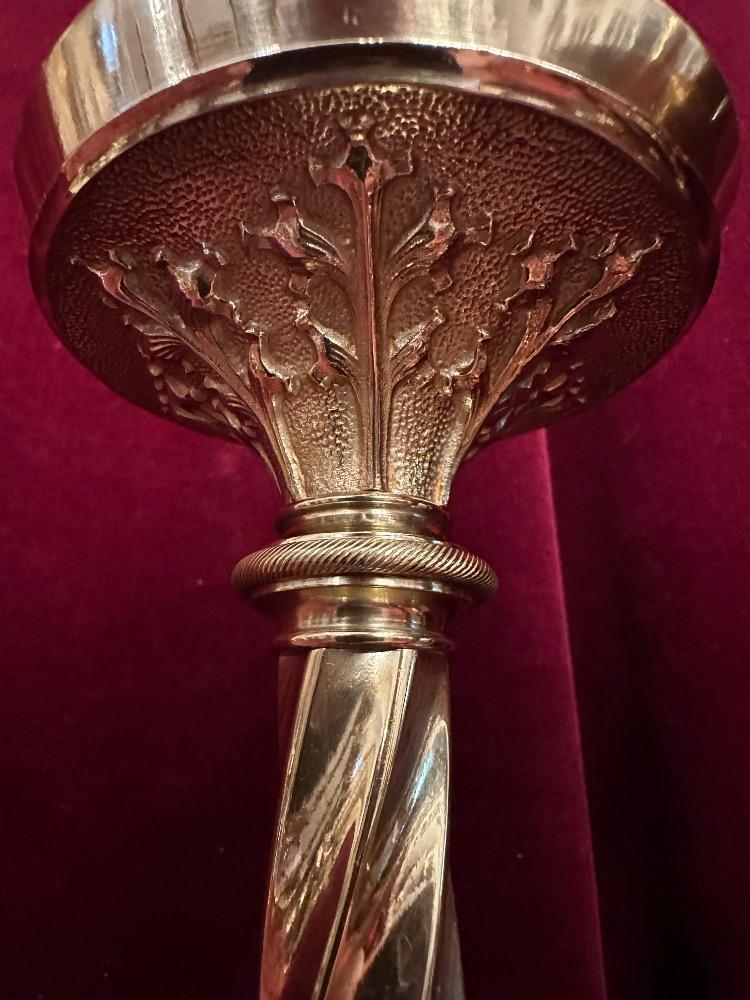 6 Classicistic Matching Candle Sticks Height Without Pin.
