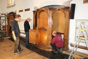 Confessionals en Oak wood, Dutch 19th century