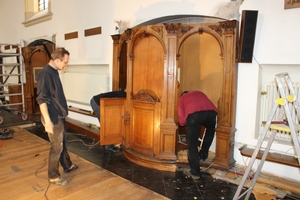 Confessionals en Oak wood, Dutch 19th century