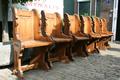 Choir Seats style Gothic - style en Oak wood, Dutch 19th century