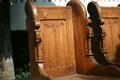 Choir Seats style Gothic - style en Oak wood, Dutch 19th century