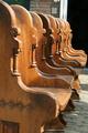 Choir Seats style Gothic - style en Oak wood, Dutch 19th century