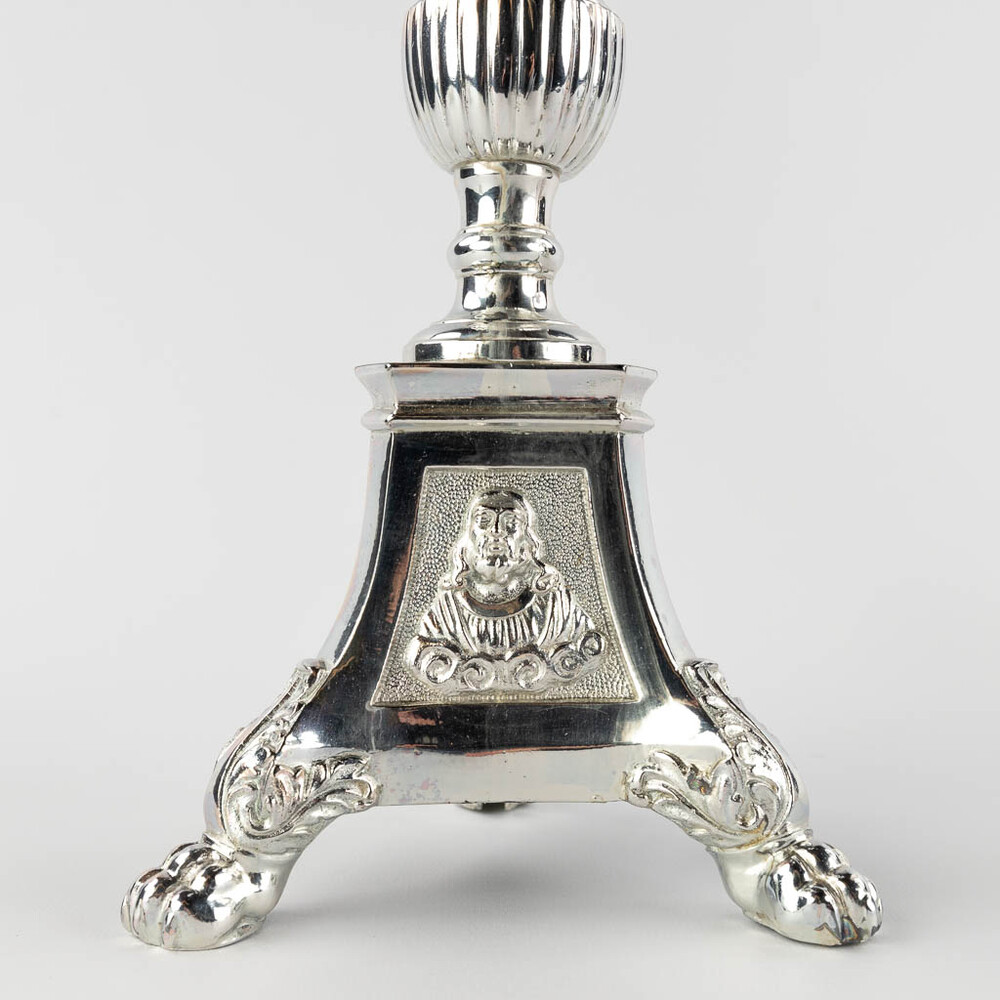 6 Gothic - Style Matching Candle Sticks Height Without Pin.