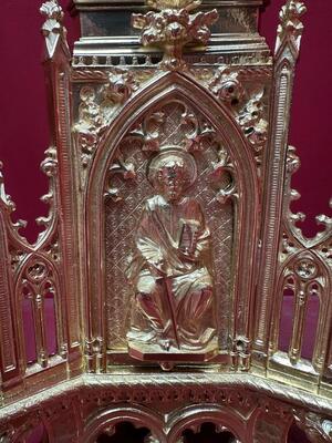 6 Gothic - Style Matching Candle Sticks Height Without Pin. Altar - Set !