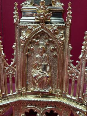 6 Gothic - Style Matching Candle Sticks Height Without Pin. Altar - Set !