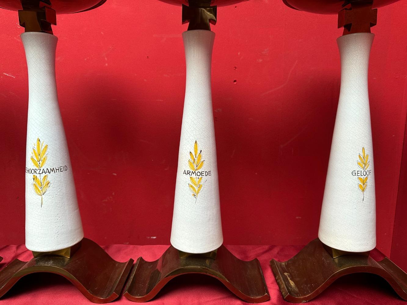 6  Matching Candle Holders