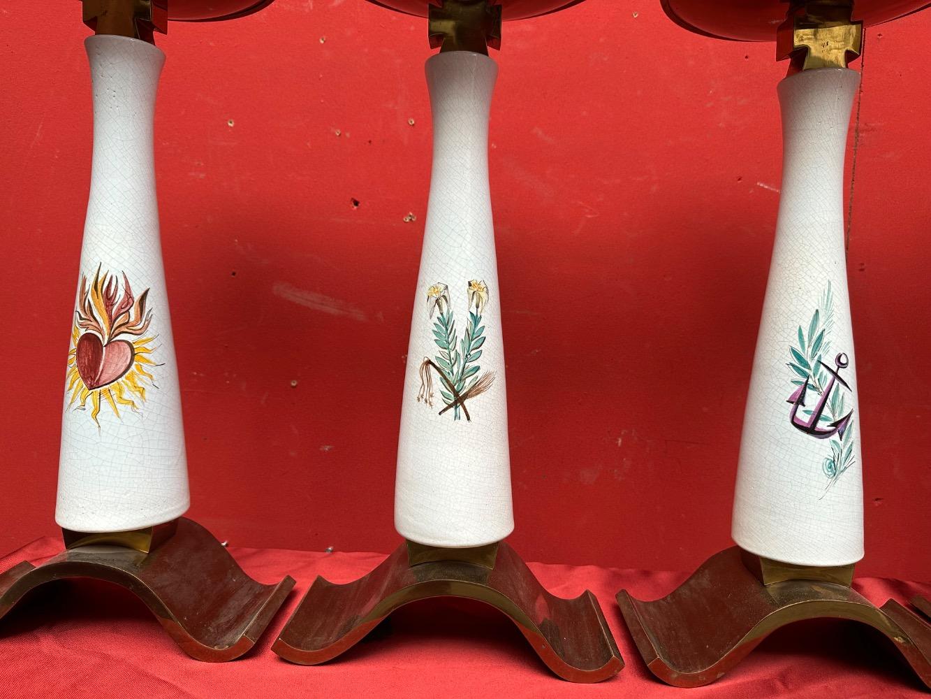 6  Matching Candle Holders