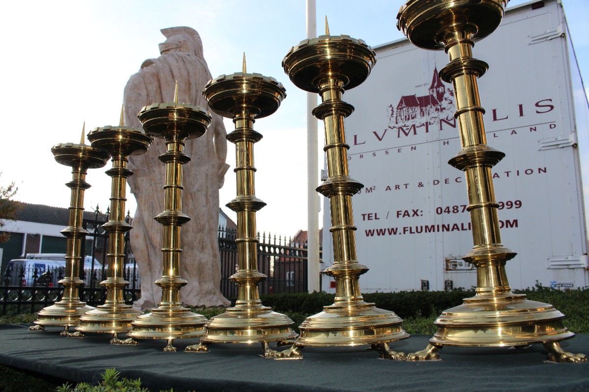 6 Matching Candle Sticks  Measures Without Pin