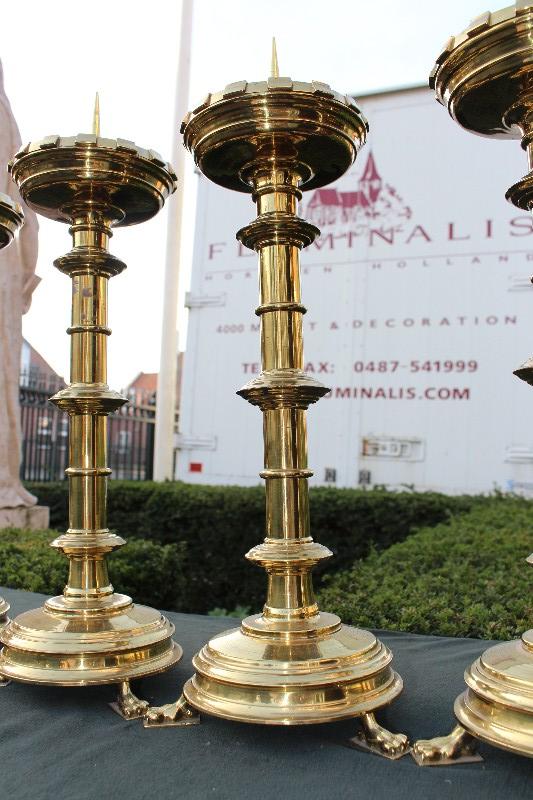 6 Matching Candle Sticks  Measures Without Pin