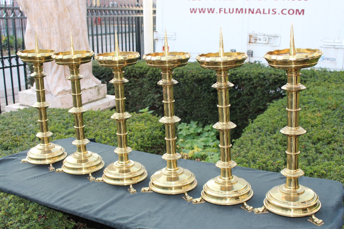 6 Matching Candle Sticks  Measures Without Pin