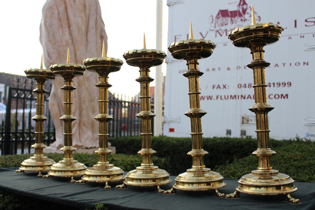 6 Matching Candle Sticks  Measures Without Pin