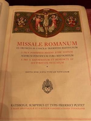 Missale Romanum & Breviarium Romanum en Paper, Belgium  19 th & 20 th Century
