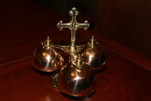 Altar - Bells For Sale Seperately en Brass / Bronze, Belgium & France 19th century
