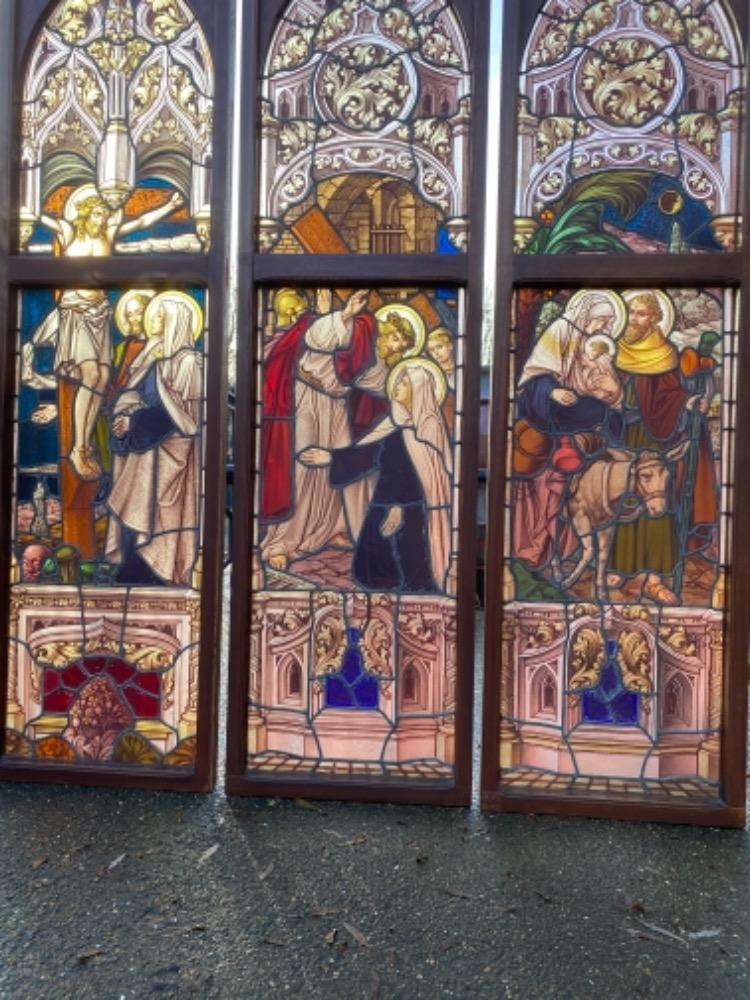 7 Gothic - style Stunning Series Of High Quality Stained Glass Windows