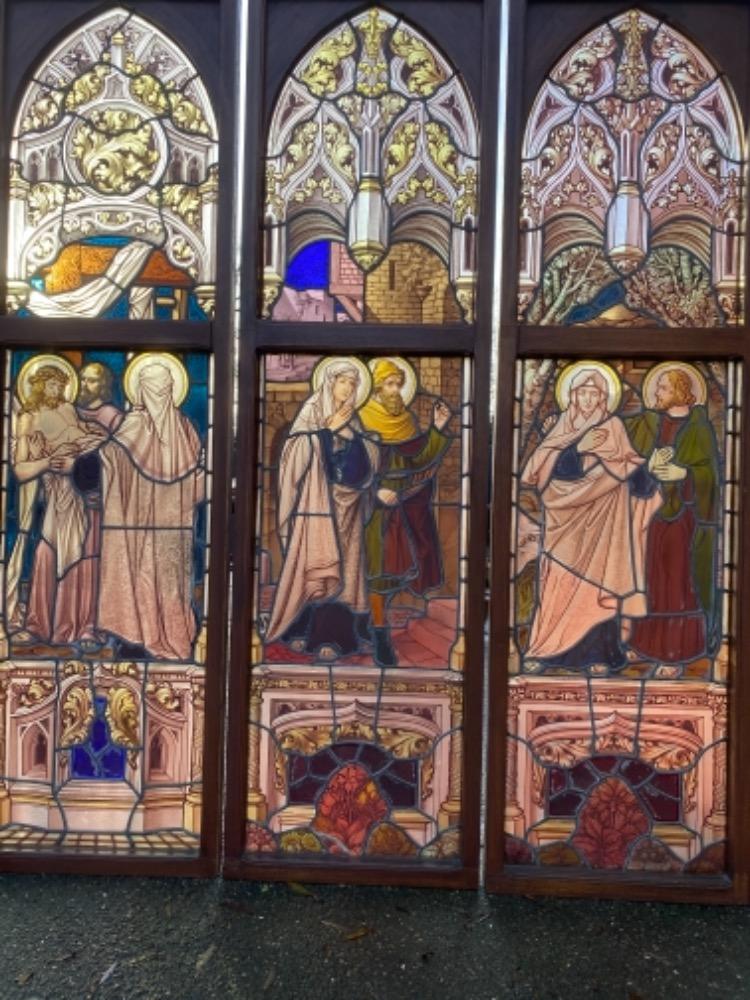 7 Gothic - style Stunning Series Of High Quality Stained Glass Windows