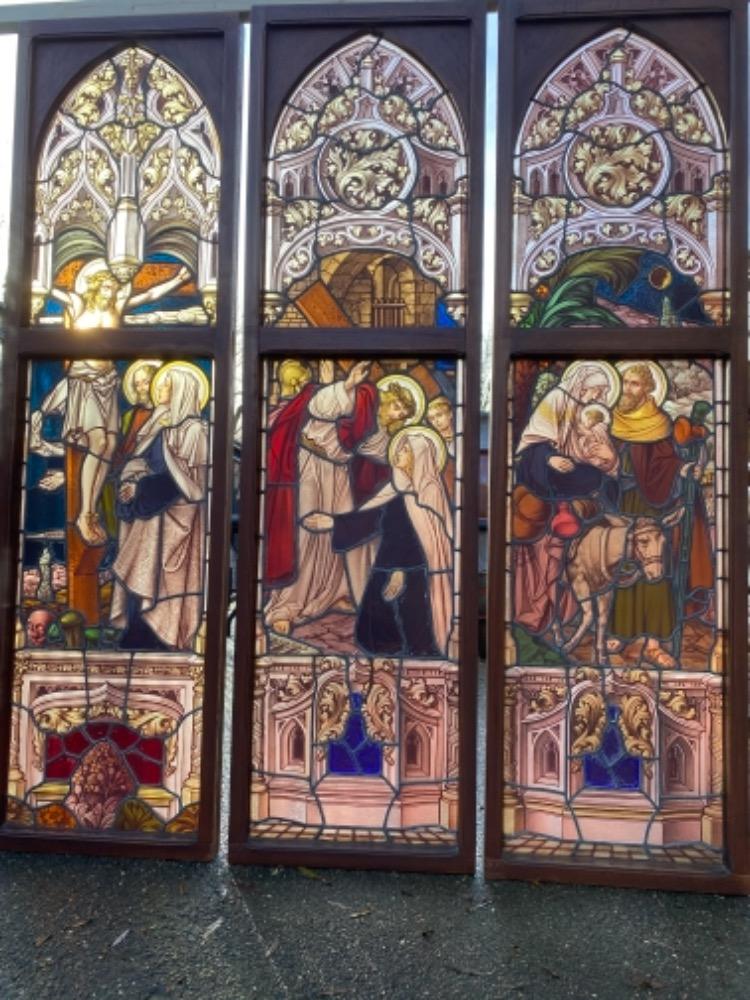 7 Gothic - style Stunning Series Of High Quality Stained Glass Windows