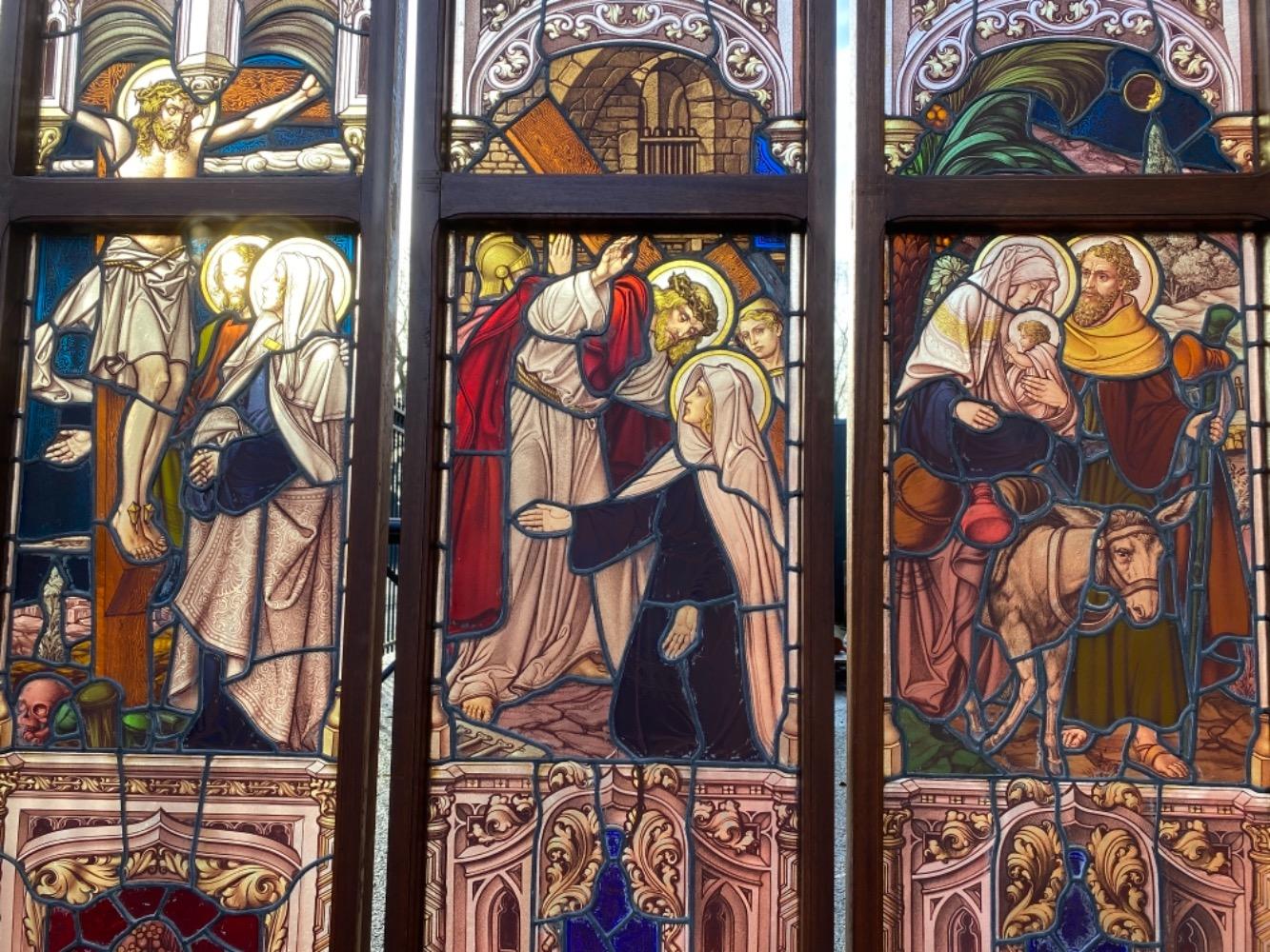 7 Gothic - style Stunning Series Of High Quality Stained Glass Windows