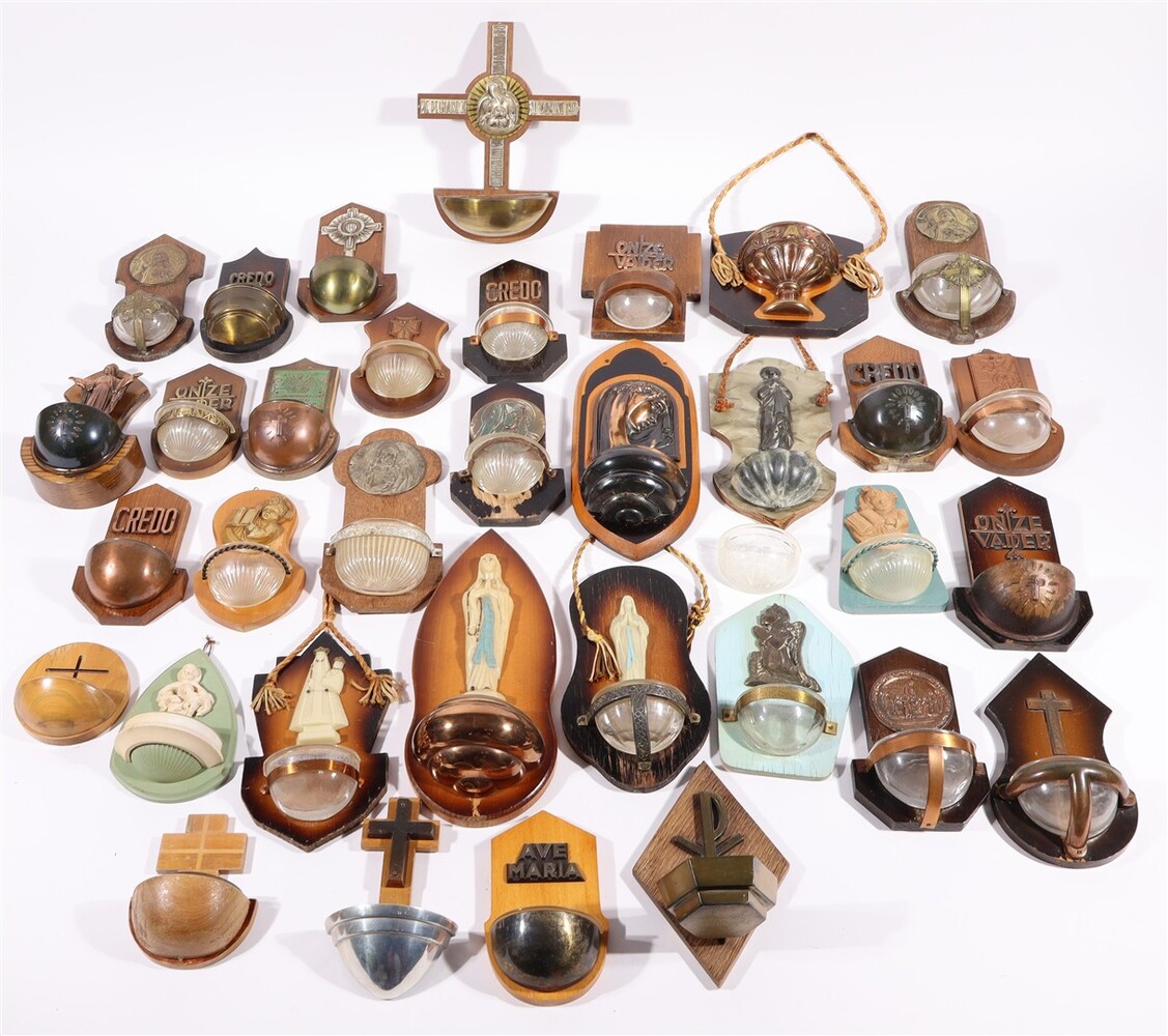 750  Very Large Collection Holy Water Holders