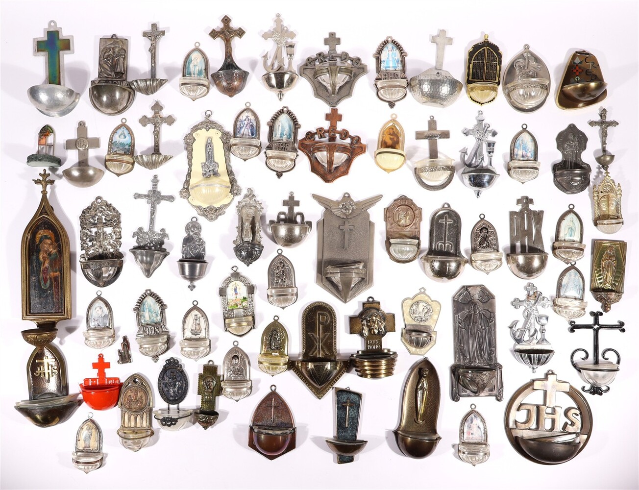 750  Very Large Collection Holy Water Holders