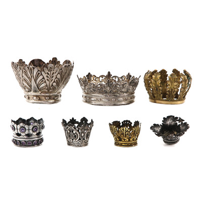 Collection Crowns  en Silver, Netherlands / Belgium 18th & 19th Century