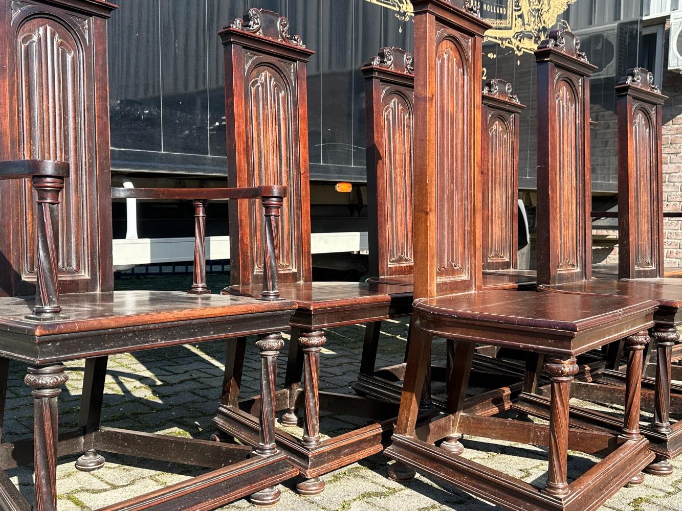 8 Gothic - Style Chairs