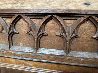 Panneling style Gothic - Style en Oak wood, Beek & Donk Netherlands 19 th century