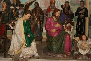 Life Size Resin Nativity Set en RESIN / POLYESTER, 20th century