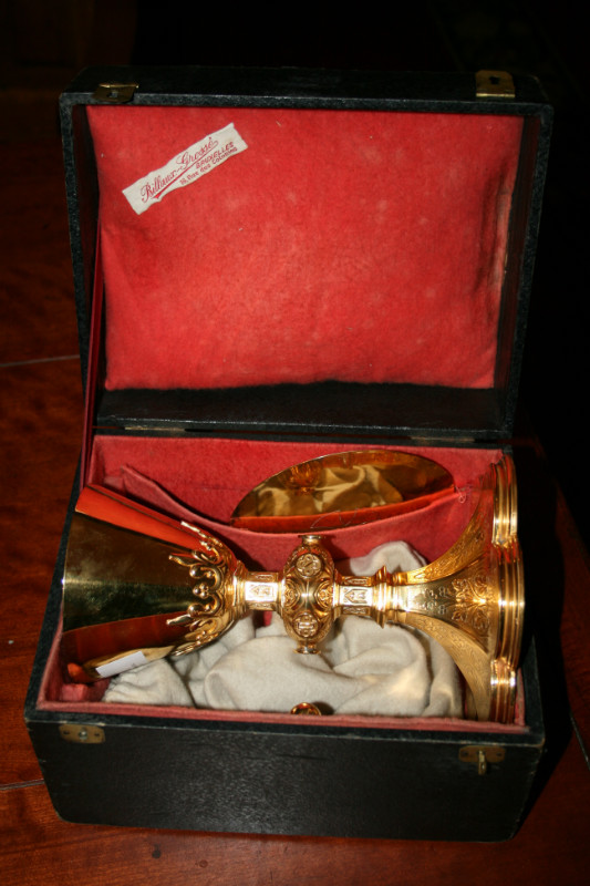 CHALICE FULL SILVER GILT 