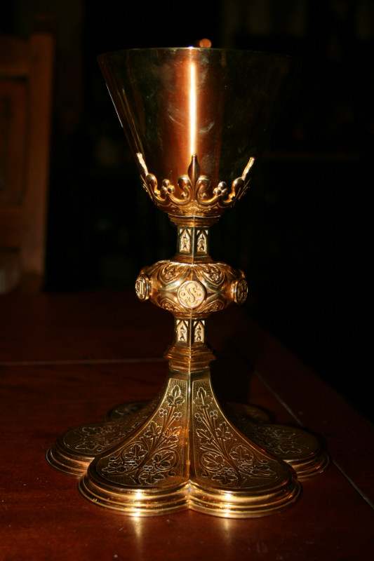 CHALICE FULL SILVER GILT 