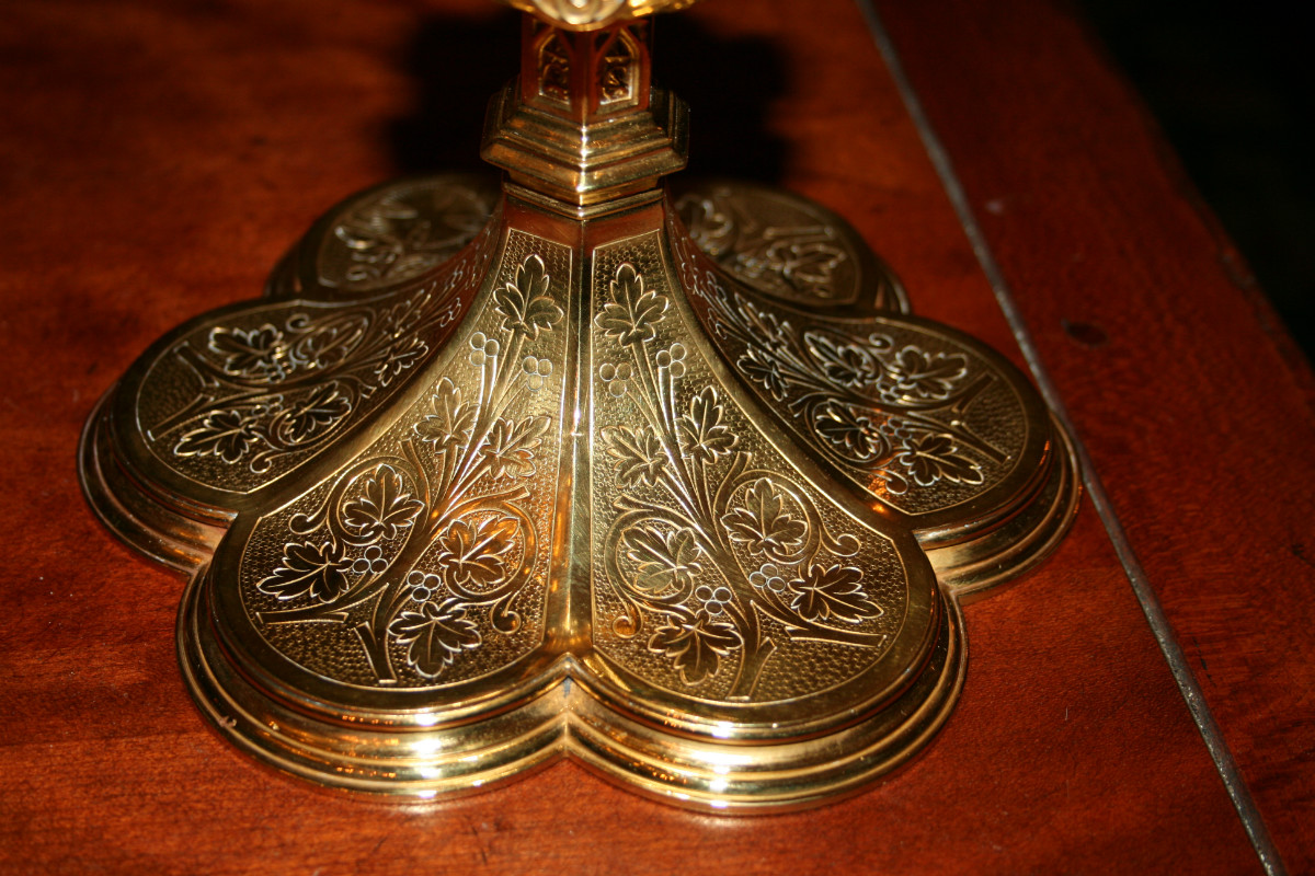 CHALICE FULL SILVER GILT 