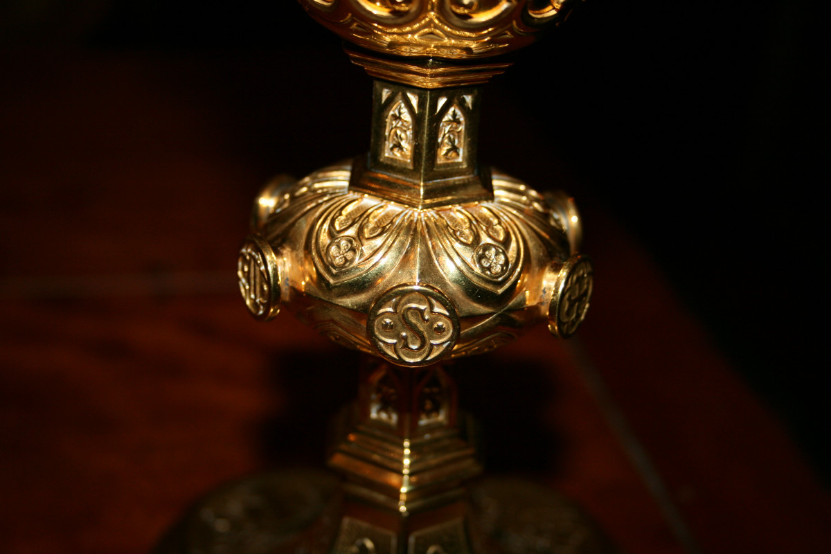 CHALICE FULL SILVER GILT 