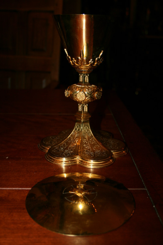 CHALICE FULL SILVER GILT 