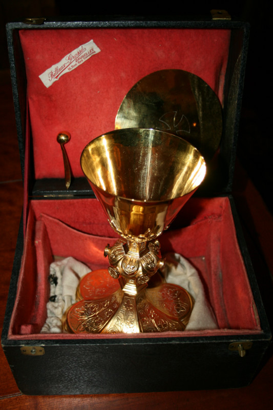 CHALICE FULL SILVER GILT 