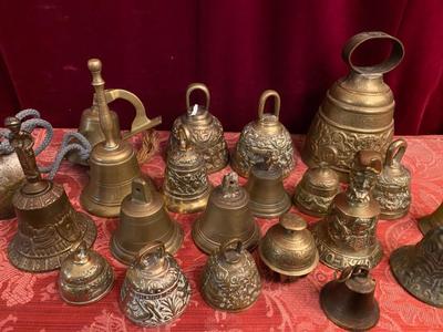 Collection Bells en Bronze, 19th / 20 th  century