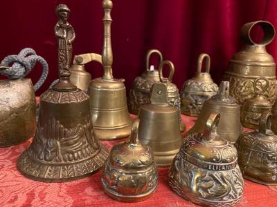 Collection Bells en Bronze, 19th / 20 th  century