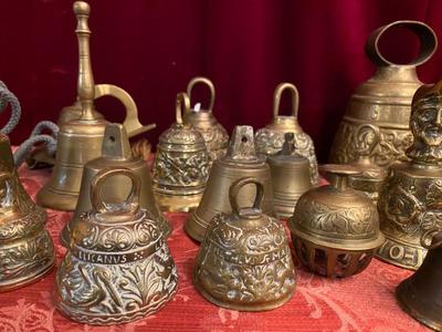 Collection Bells en Bronze, 19th / 20 th  century