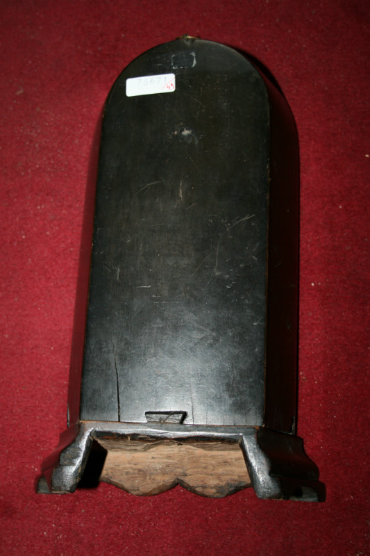 Hand-Made Timber Reliquary , Relics And 'Touch-Nail' Behind Glass , Embroidery / Metal Blossom-Tendrils