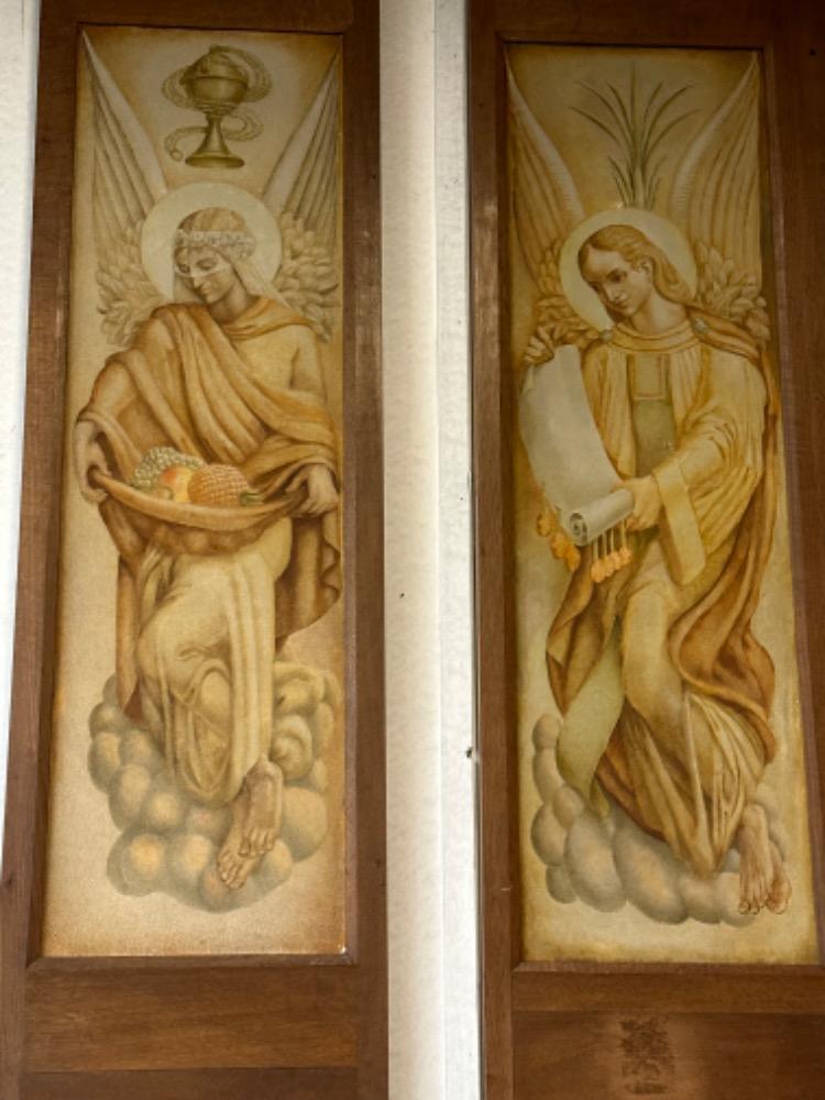 Jugendstil Matching Series Of 4 Pieces Paintings