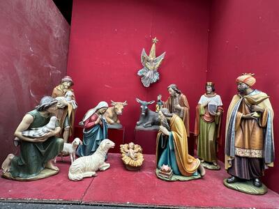 Nativity Set By : Demetz Ortisei Italy