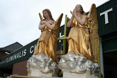 Angels en CARTONNIERE , France 19th century