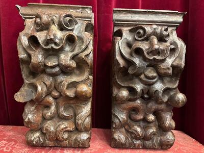 Pair  Architectural Ornaments